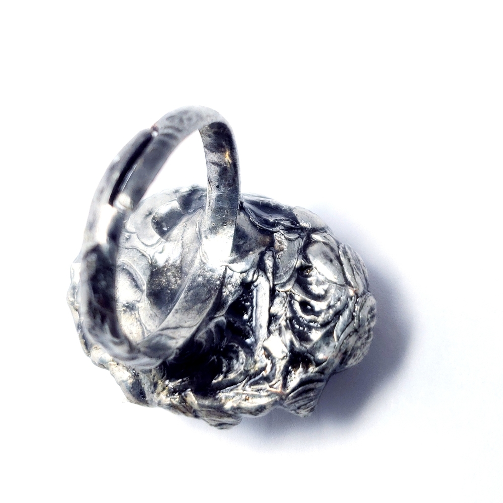 Red agate ring - Picture 5 of 8
